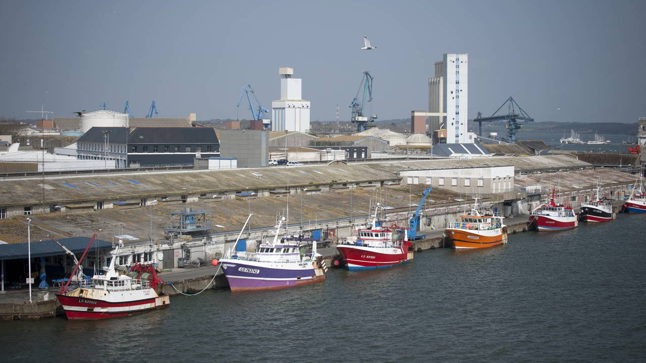 Bateaux de pêche à Lorient Keroman