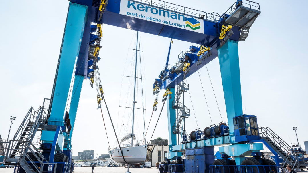 Elévateur à bateaux Port de pêche Keroman
