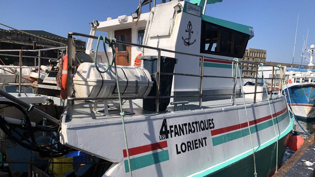 Bateau de pêche Les 4 Fantastiques Lorient Keroman